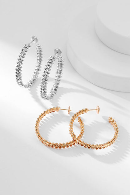 [Marins]CLASH HOOP EARRINGS