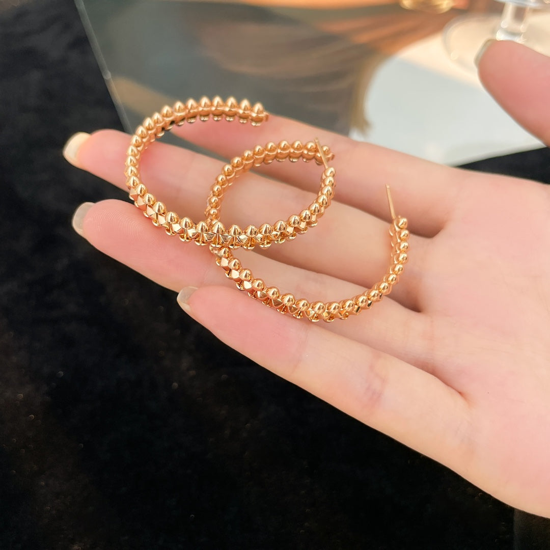 [Marins]CLASH HOOP EARRINGS
