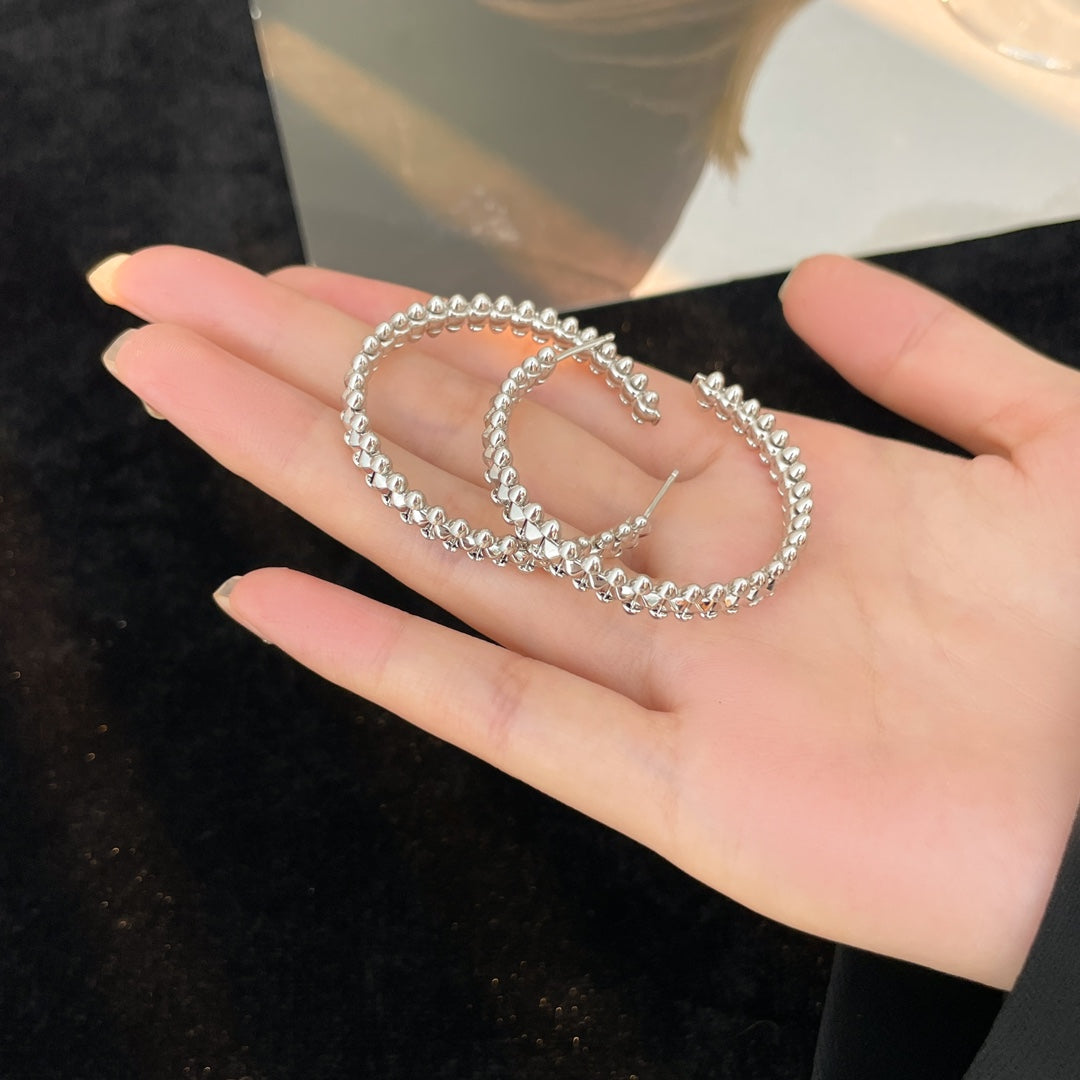 [Marins]CLASH HOOP EARRINGS