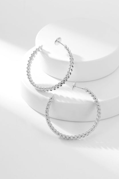 [Marins]CLASH HOOP EARRINGS