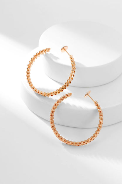 [Marins]CLASH HOOP EARRINGS