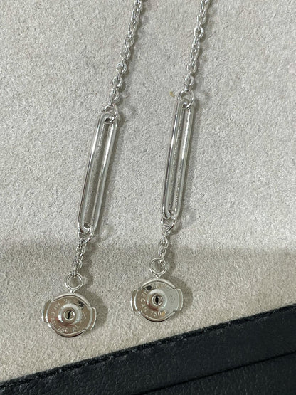 [Marins]CHAINE CHAOS DIAMOND DROP EARRINGS