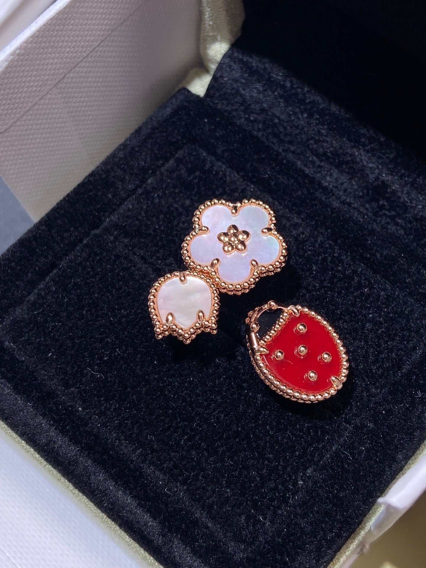 [Marins]LUCKY 3 MOTIF Marins GOLD RING