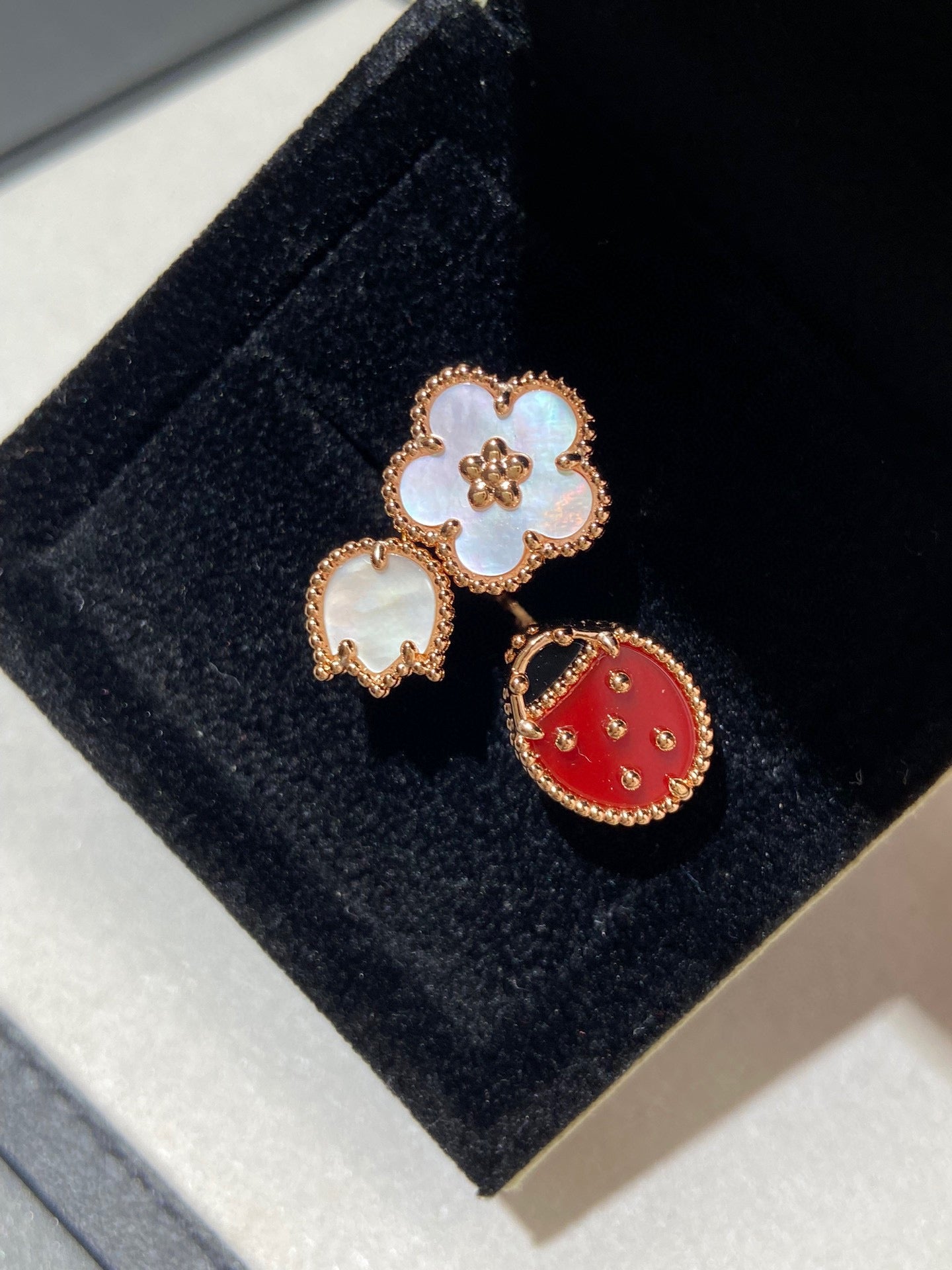 [Marins]LUCKY 3 MOTIF Marins GOLD RING