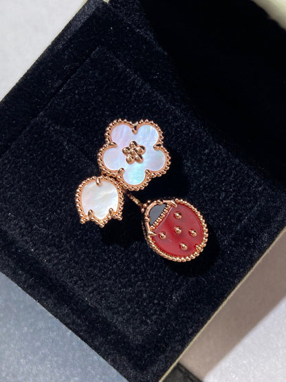 [Marins]LUCKY 3 MOTIF Marins GOLD RING