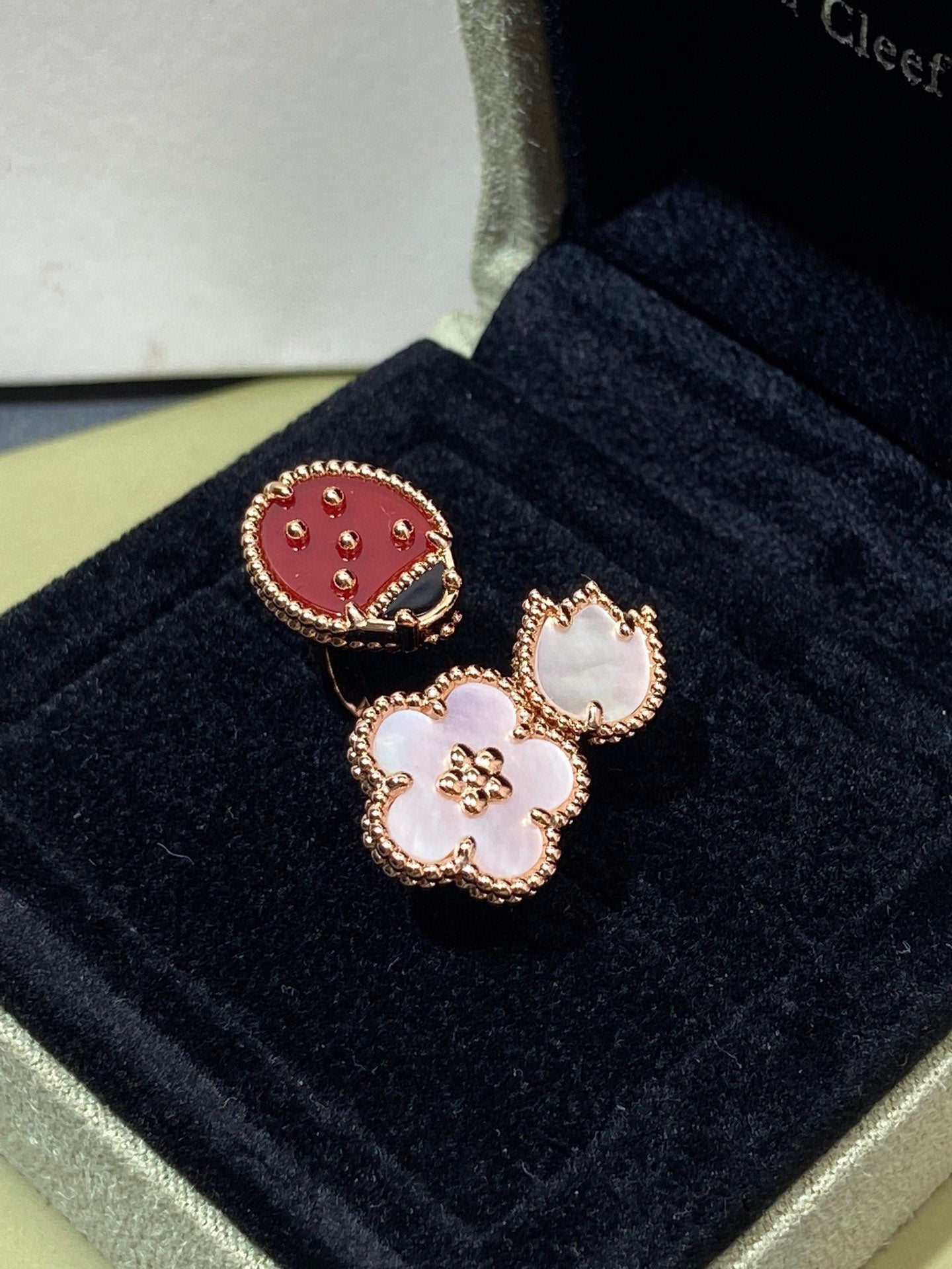 [Marins]LUCKY 3 MOTIF Marins GOLD RING