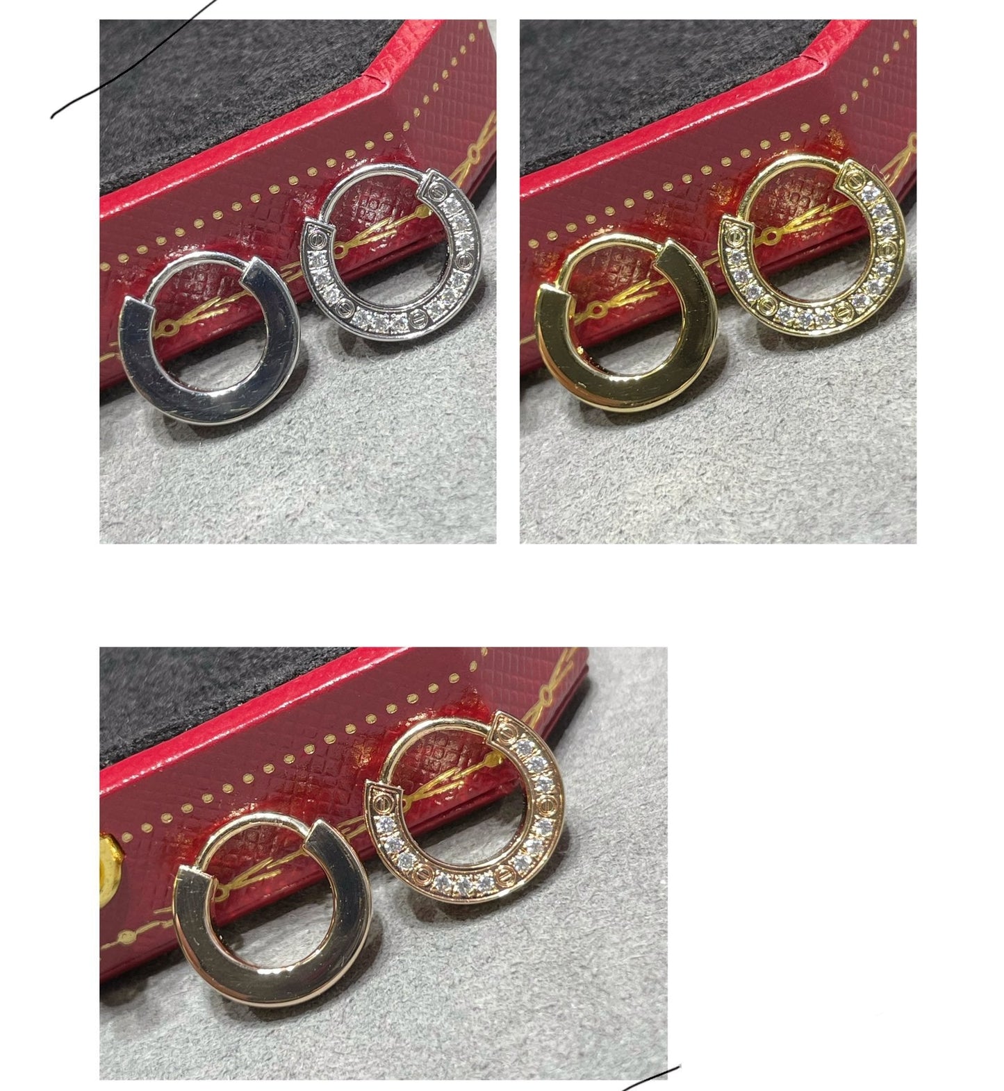 [Marins]LOVE DIAMOND EARRINGS