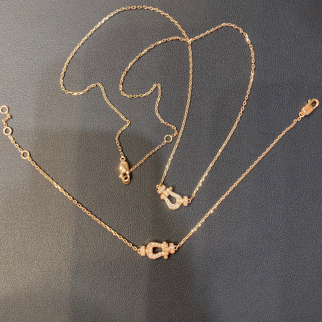 [Marins]FORCE 10 DIAMOND PINK GOLD NECKLACE MINI MODEL