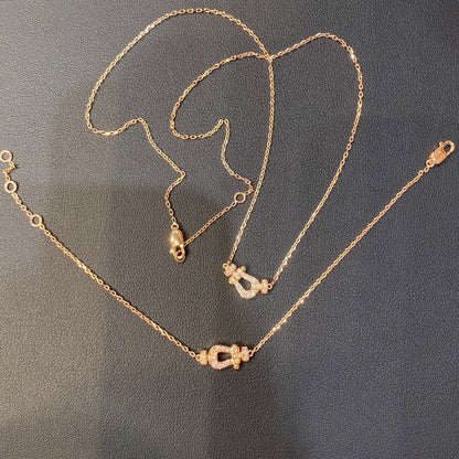 [Marins]FORCE 10 DIAMOND PINK GOLD NECKLACE MINI MODEL