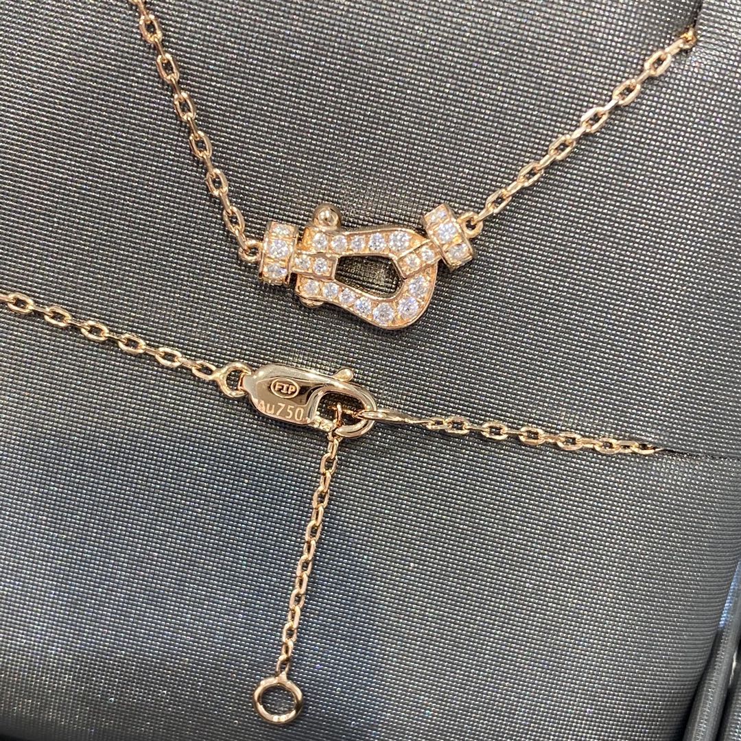 [Marins]FORCE 10 DIAMOND PINK GOLD NECKLACE MINI MODEL