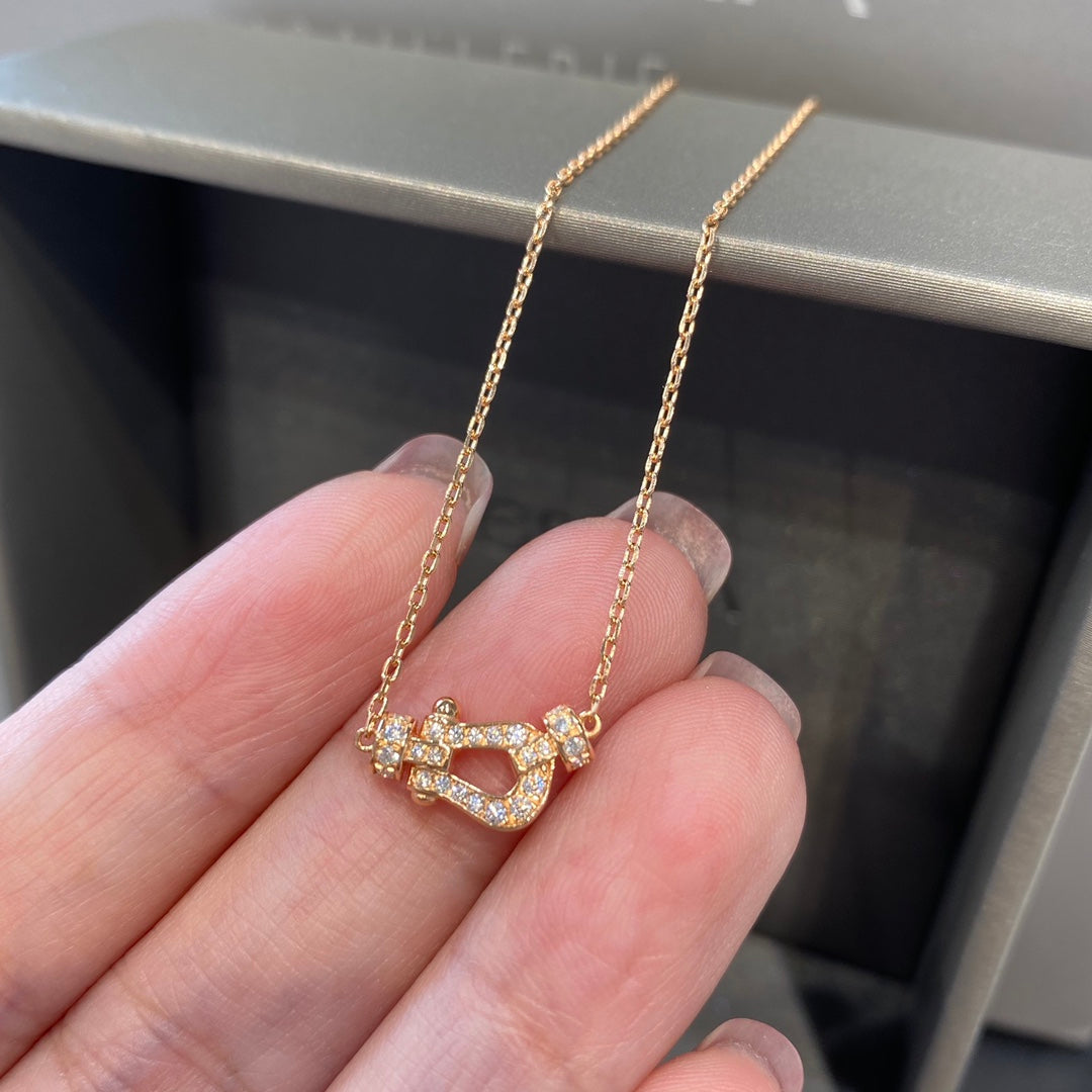 [Marins]FORCE 10 DIAMOND PINK GOLD NECKLACE MINI MODEL