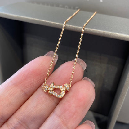 [Marins]FORCE 10 DIAMOND PINK GOLD NECKLACE MINI MODEL