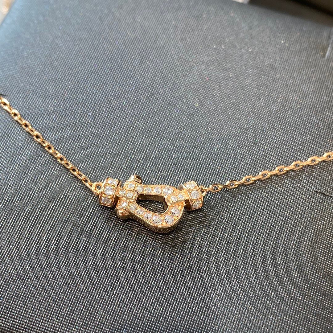 [Marins]FORCE 10 DIAMOND PINK GOLD NECKLACE MINI MODEL
