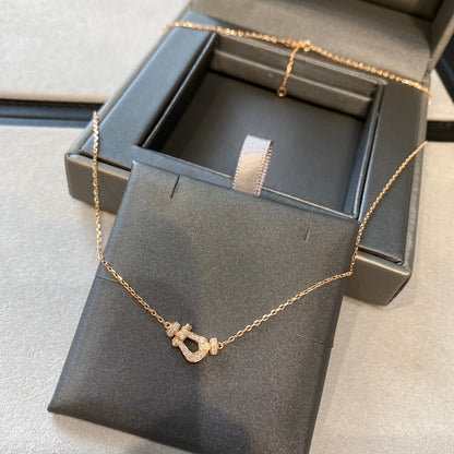 [Marins]FORCE 10 DIAMOND PINK GOLD NECKLACE MINI MODEL