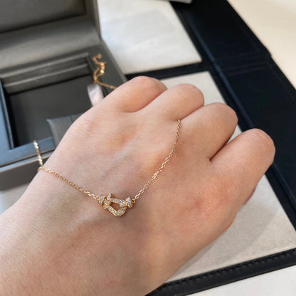 [Marins]FORCE 10 DIAMOND PINK GOLD NECKLACE MINI MODEL