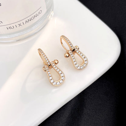 [Marins]FORCE 10 FULL DIAMOND DROP EARRINGS MEDIUM MODEL