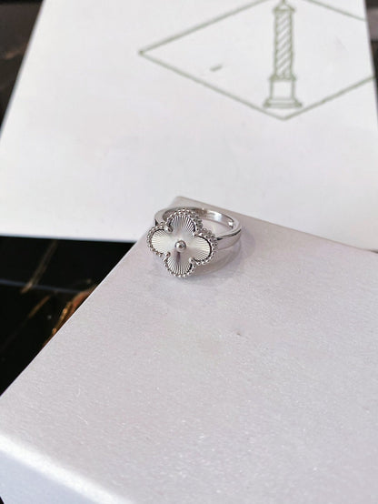 [Marins]CLOVER SILVER RING