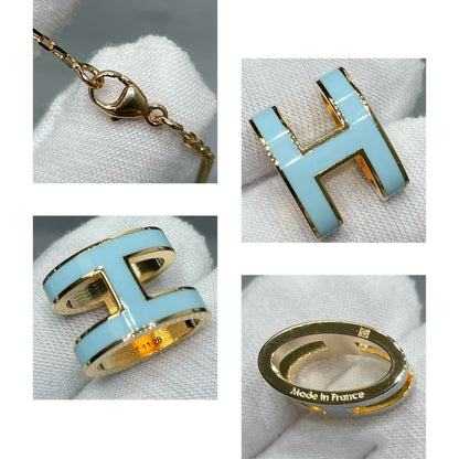 [Marins]POP H SKY BLUE NECKLACE