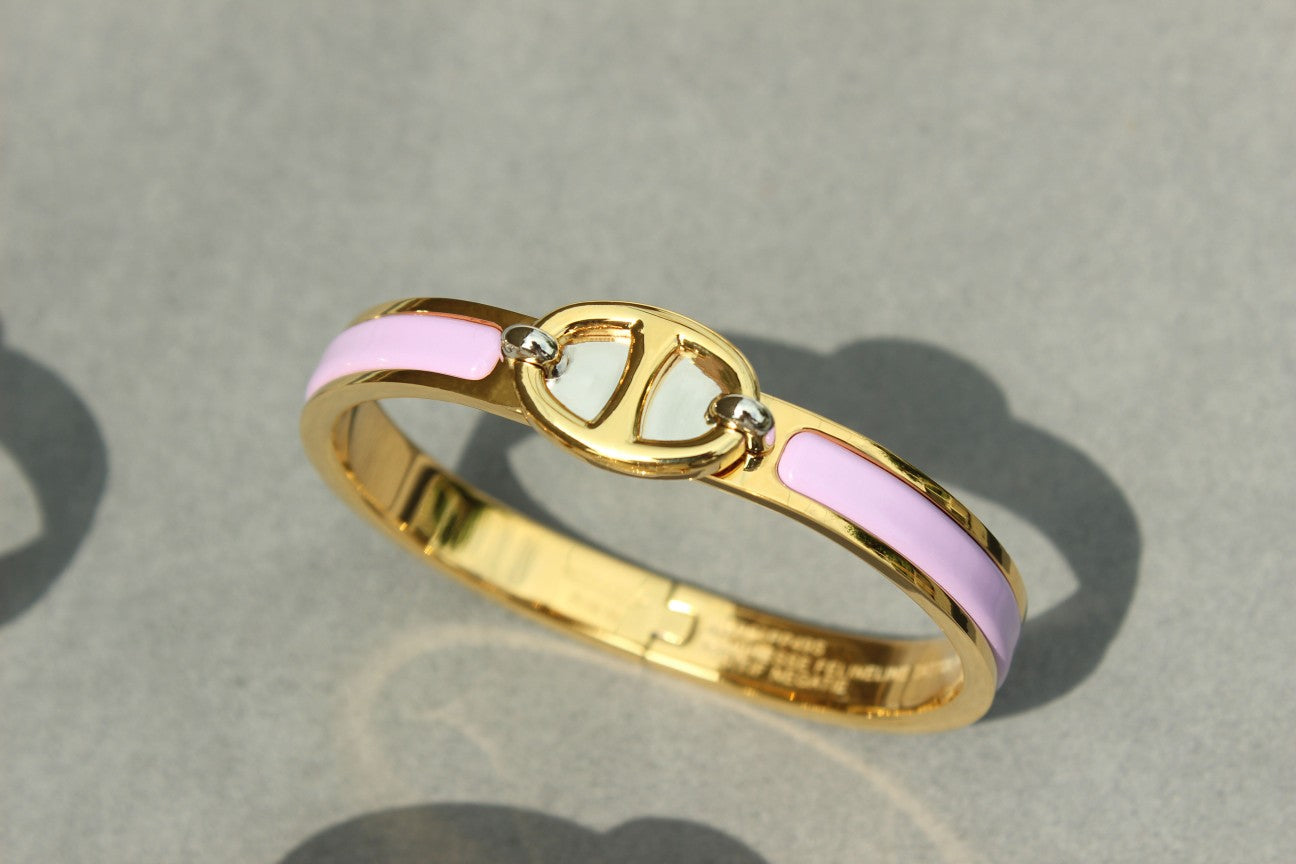 [Marins]CLIC CHAINE GOLD BRACELET