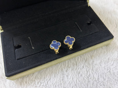 [Marins]CLOVER PIETERSITE MEDIUM STUD EARRINGS