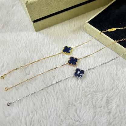 [Marins]CLOVER 1 MOTIF PIETERSITE BRACELET