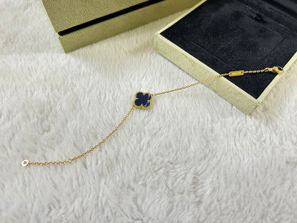 [Marins]CLOVER 1 MOTIF PIETERSITE BRACELET