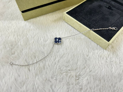 [Marins]CLOVER 1 MOTIF PIETERSITE BRACELET