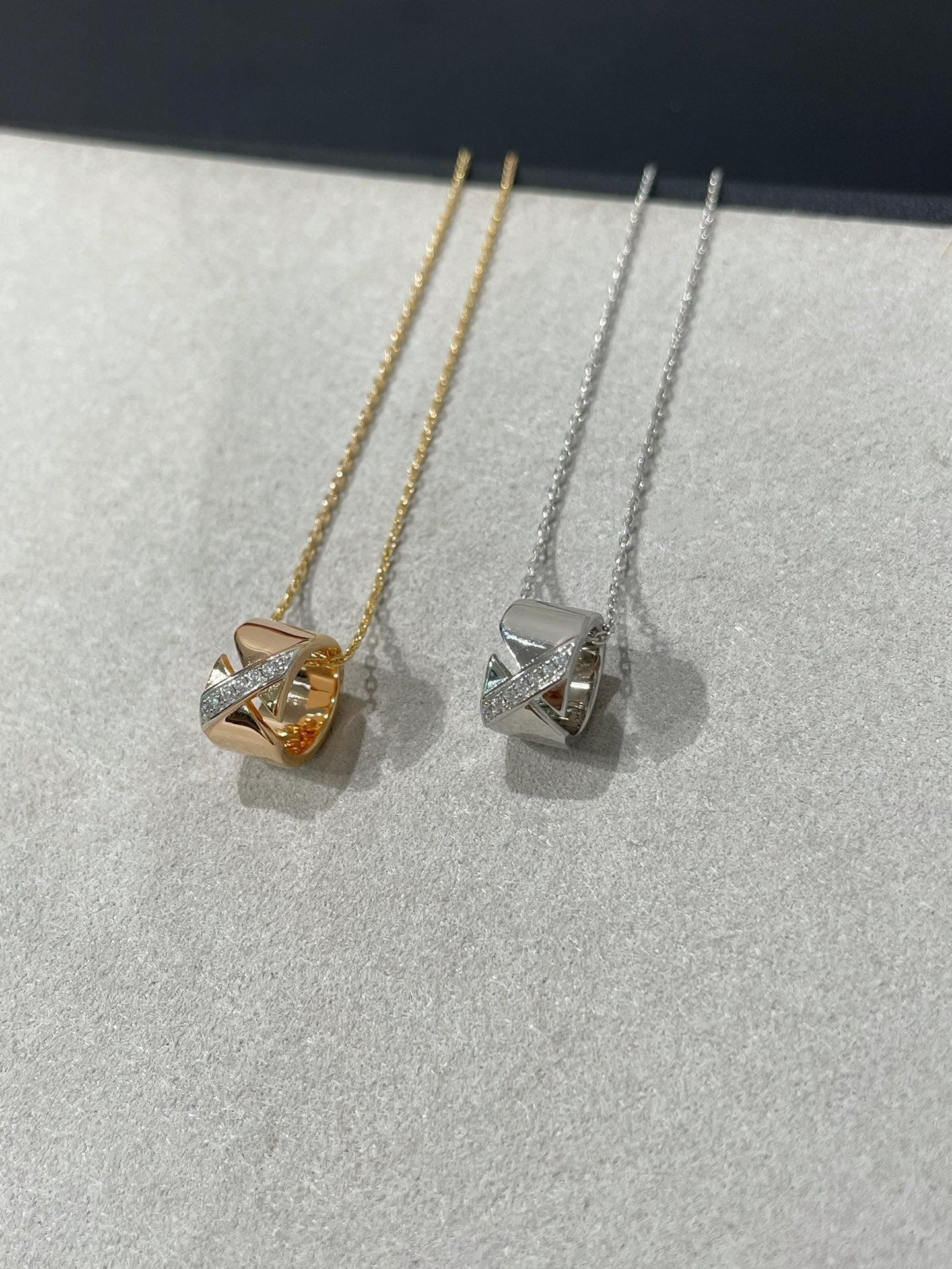 [Marins]LIENS EVIDENCE DIAMOND NECKLACE