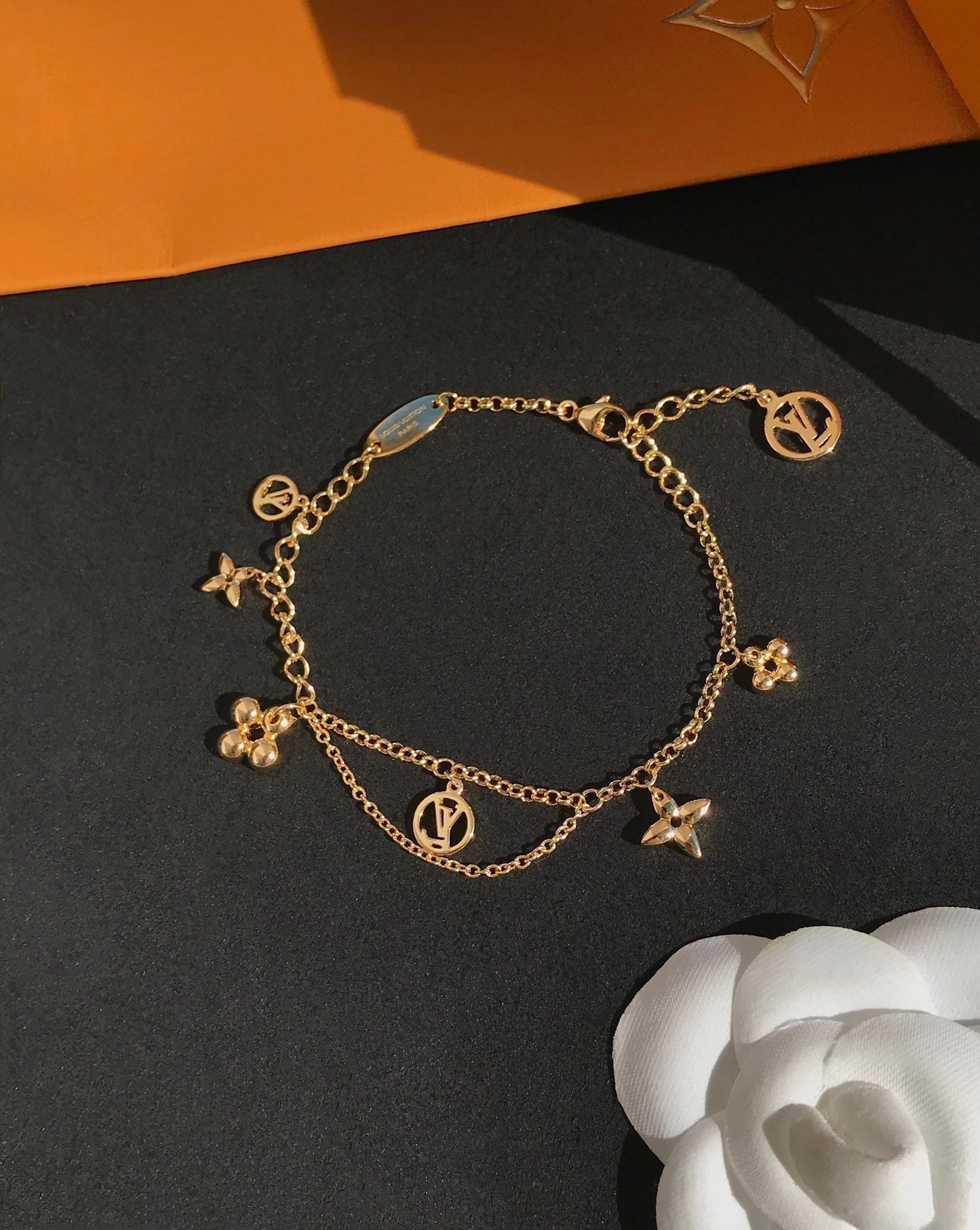 [Marins]BLOOMING PINK GOLD MOP BRACELET