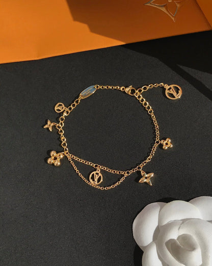 [Marins]BLOOMING PINK GOLD MOP BRACELET