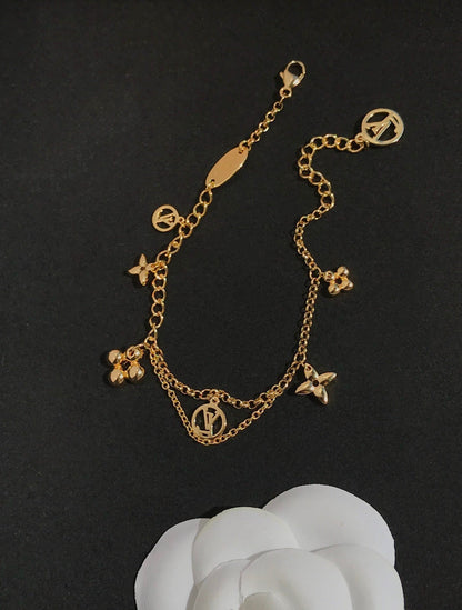 [Marins]BLOOMING PINK GOLD MOP BRACELET