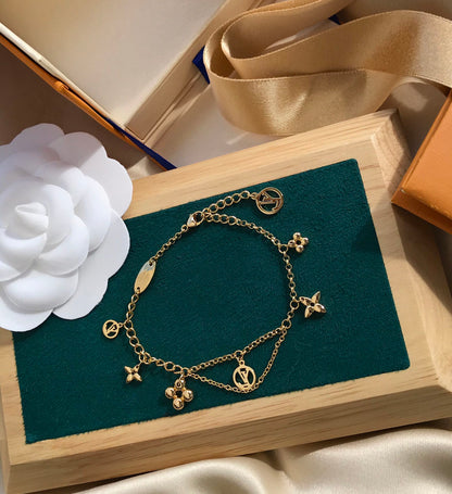 [Marins]BLOOMING PINK GOLD MOP BRACELET