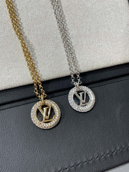 [Marin-Jewelry]BY NIGHT DIAMOND PAVED NECKLACE