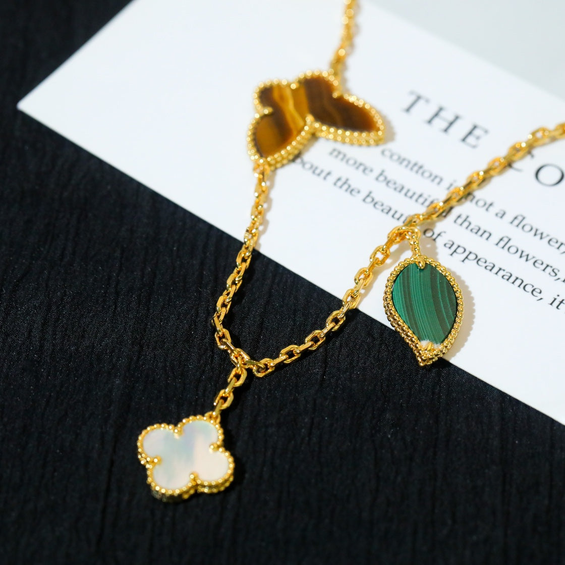 [Marins]LUCKY SPRING 5 MOTIF GOLD BRACELET