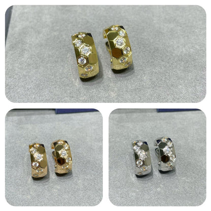 [Marins]BEE LOVE DIAMOND HOOP EARRINGS