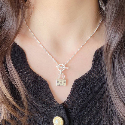 [Marins]CONSTANCE PEDANT SILVER NECKLACE
