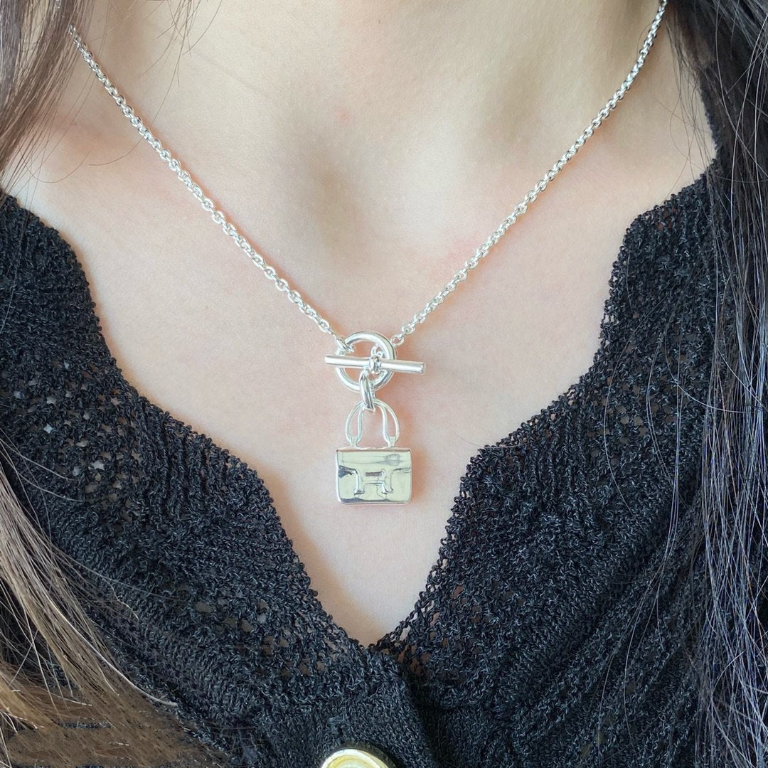 [Marins]CONSTANCE PEDANT SILVER NECKLACE