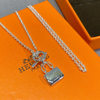 [Marins]CONSTANCE PEDANT SILVER NECKLACE