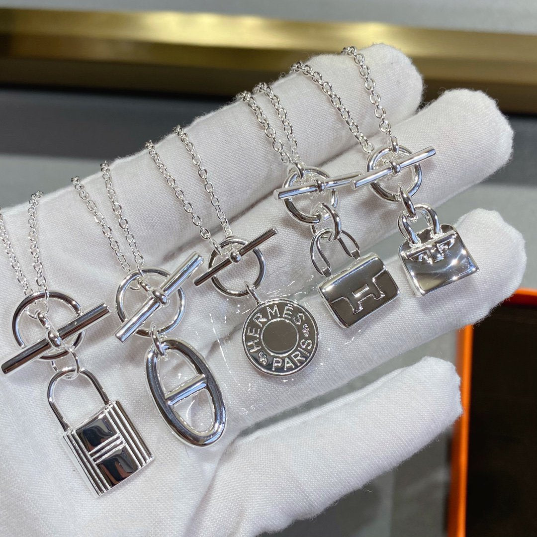 [Marins]CONSTANCE PEDANT SILVER NECKLACE