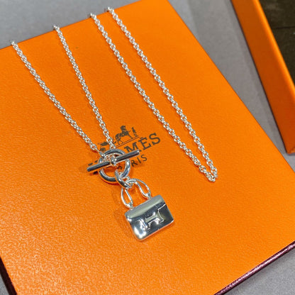 [Marins]CONSTANCE PEDANT SILVER NECKLACE