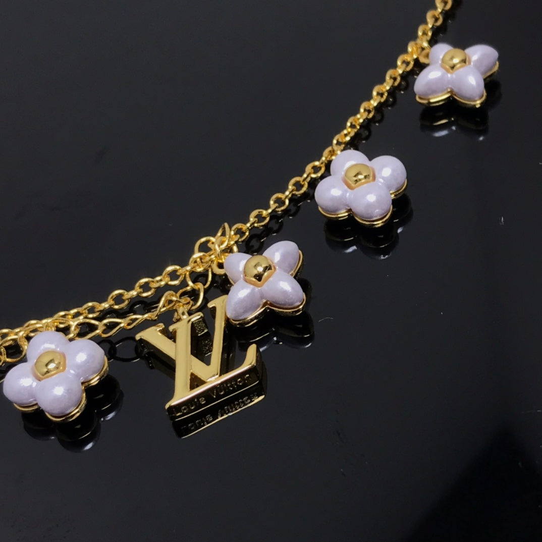 [Marins]LOGO 6 MOTIF STAR AND SUN GOLD BRACELET