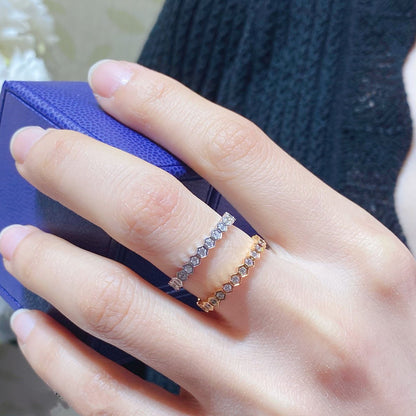 [Marins]BEE LOVE DIAMOND PAVED SMALL RING