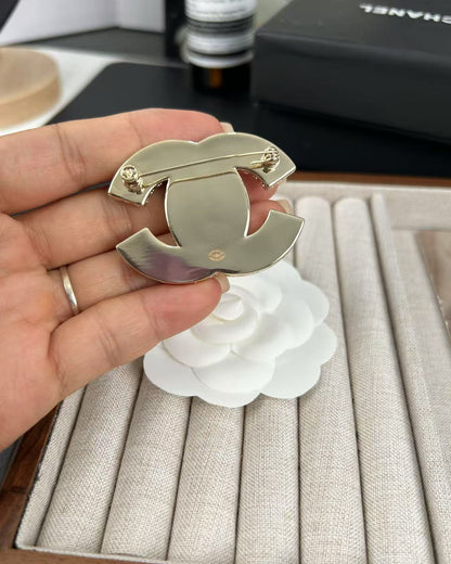 [Marins]Pink Resin Classic Brooch 5cm