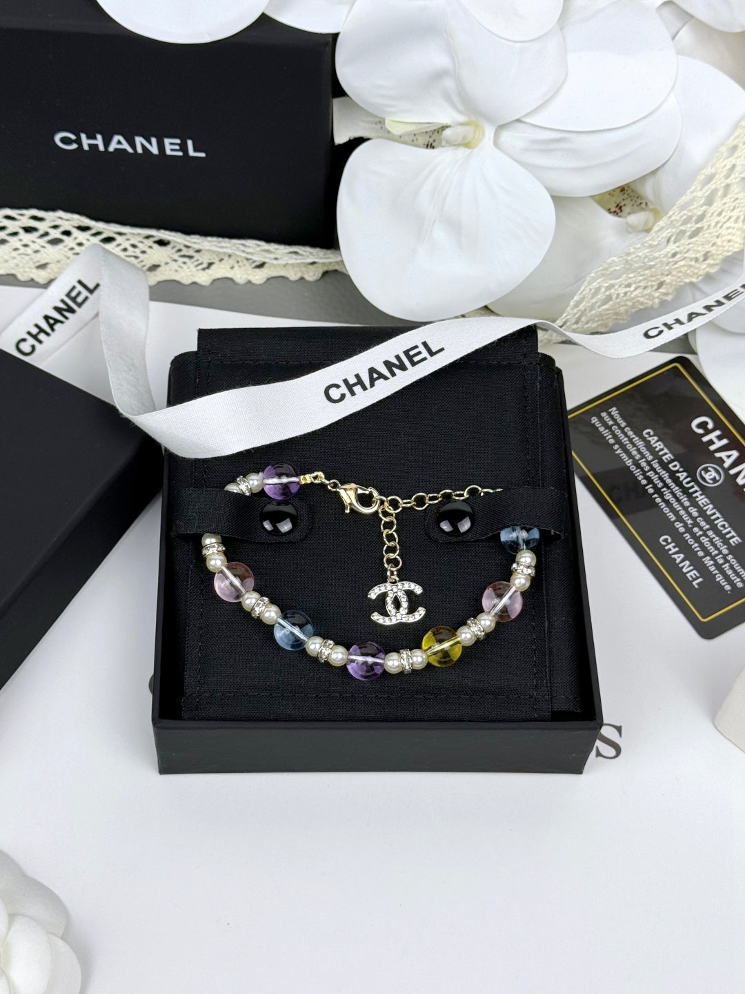 [Marins]Colorful Transparent Resin Bracelet