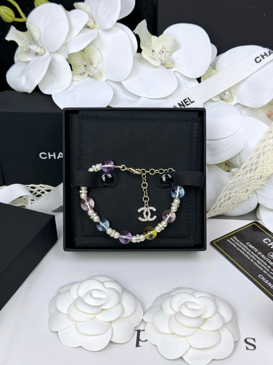 [Marins]Colorful Transparent Resin Bracelet