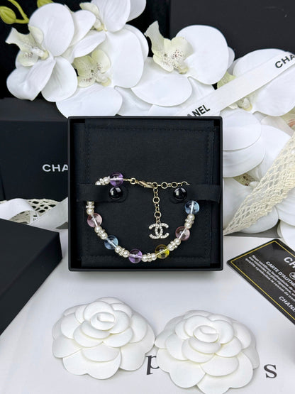 [Marins]Colorful Transparent Resin Bracelet