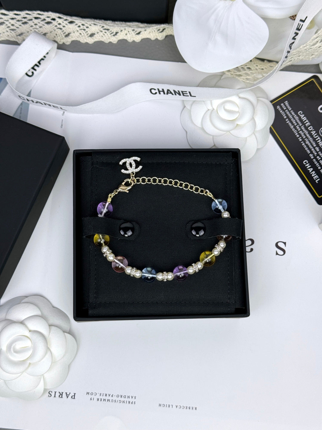 [Marins]Colorful Transparent Resin Bracelet