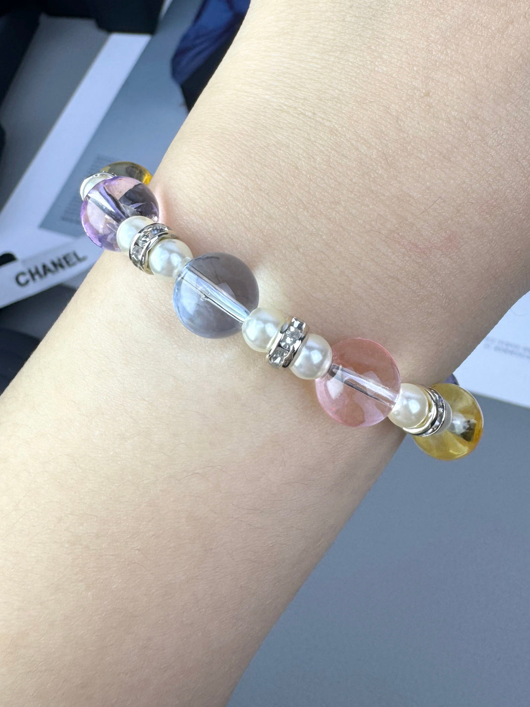 [Marins]Colorful Transparent Resin Bracelet
