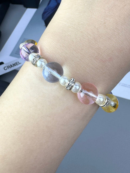 [Marins]Colorful Transparent Resin Bracelet