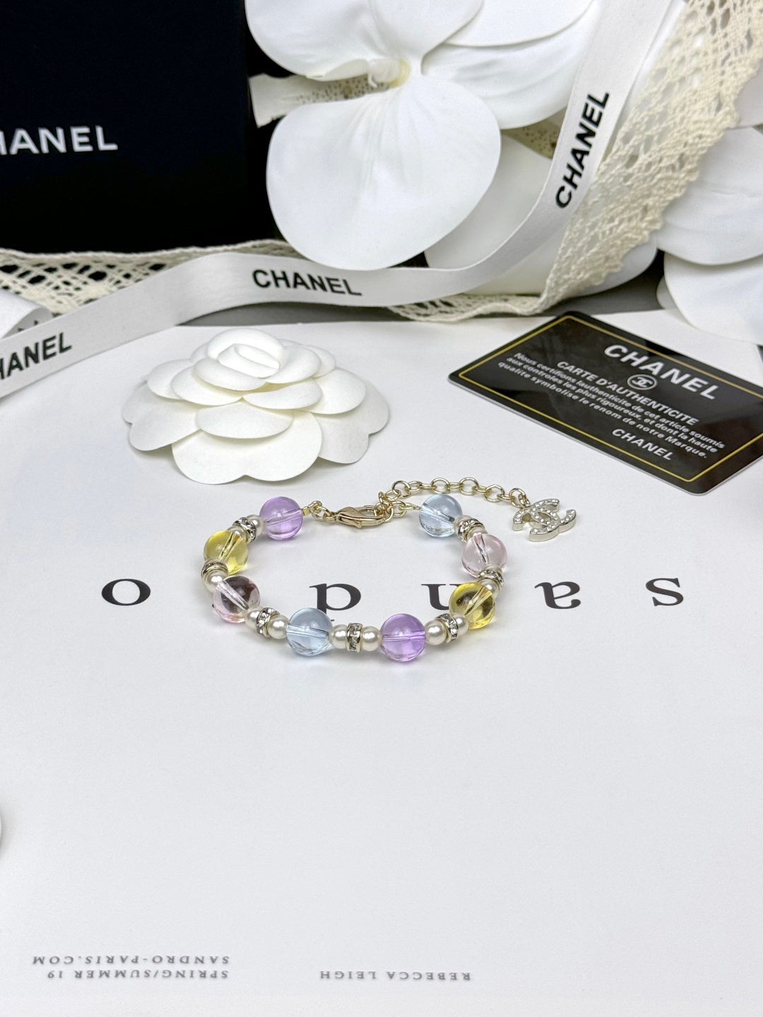 [Marins]Colorful Transparent Resin Bracelet